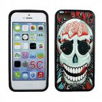 Wholesale iPhone 5C Gummy Design Case (Skull)